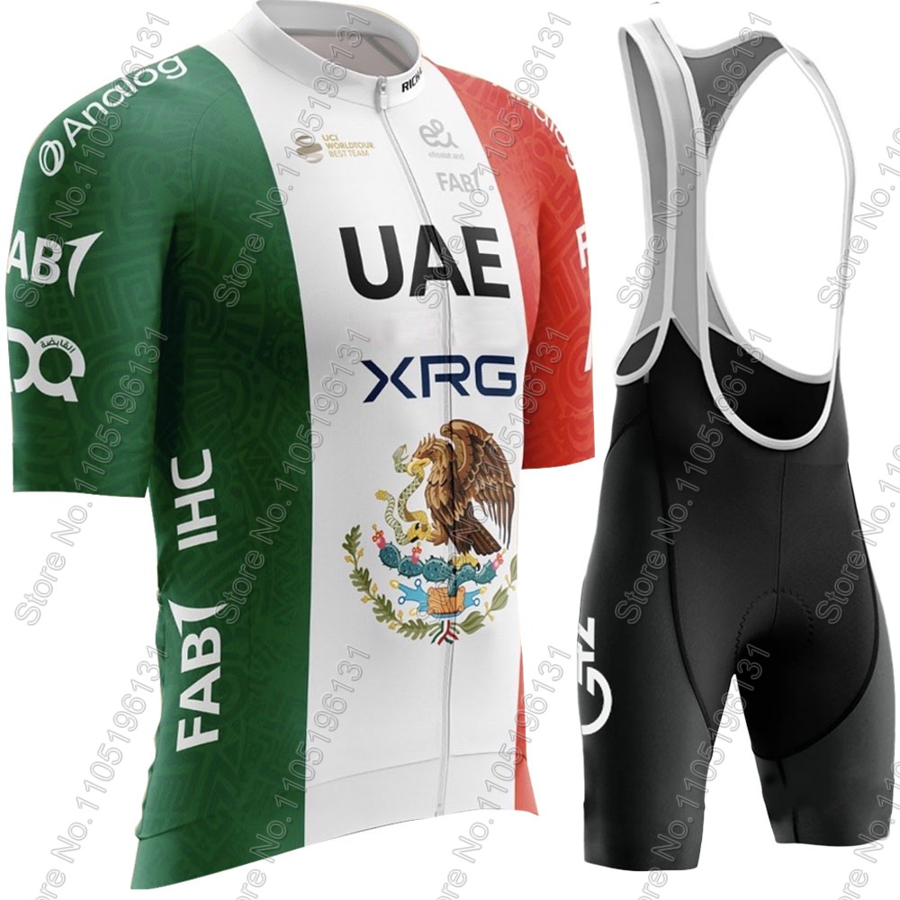 Summer Clothing Men Sale - VAE Mexico 2026 Team Wielertrui Set
