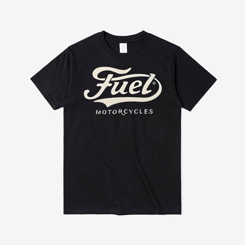 Summer Clothing Label - Fuel Label T-shirt Motorfiets Print T-shirt