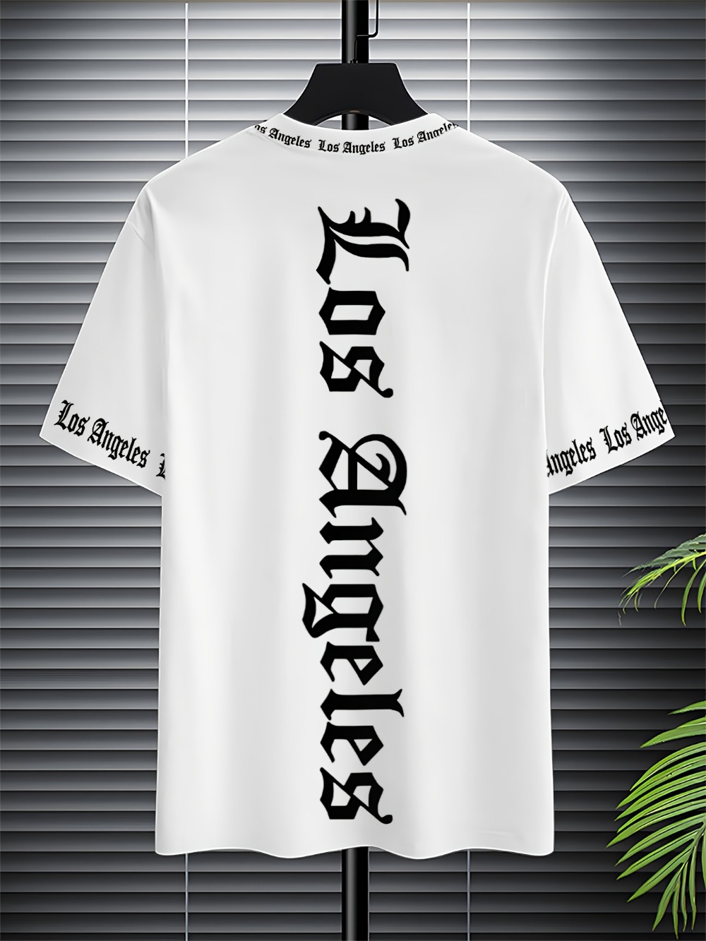 Summer Goth Clothing - Los Angeles Gothic Lettertype Mouwletters 3D