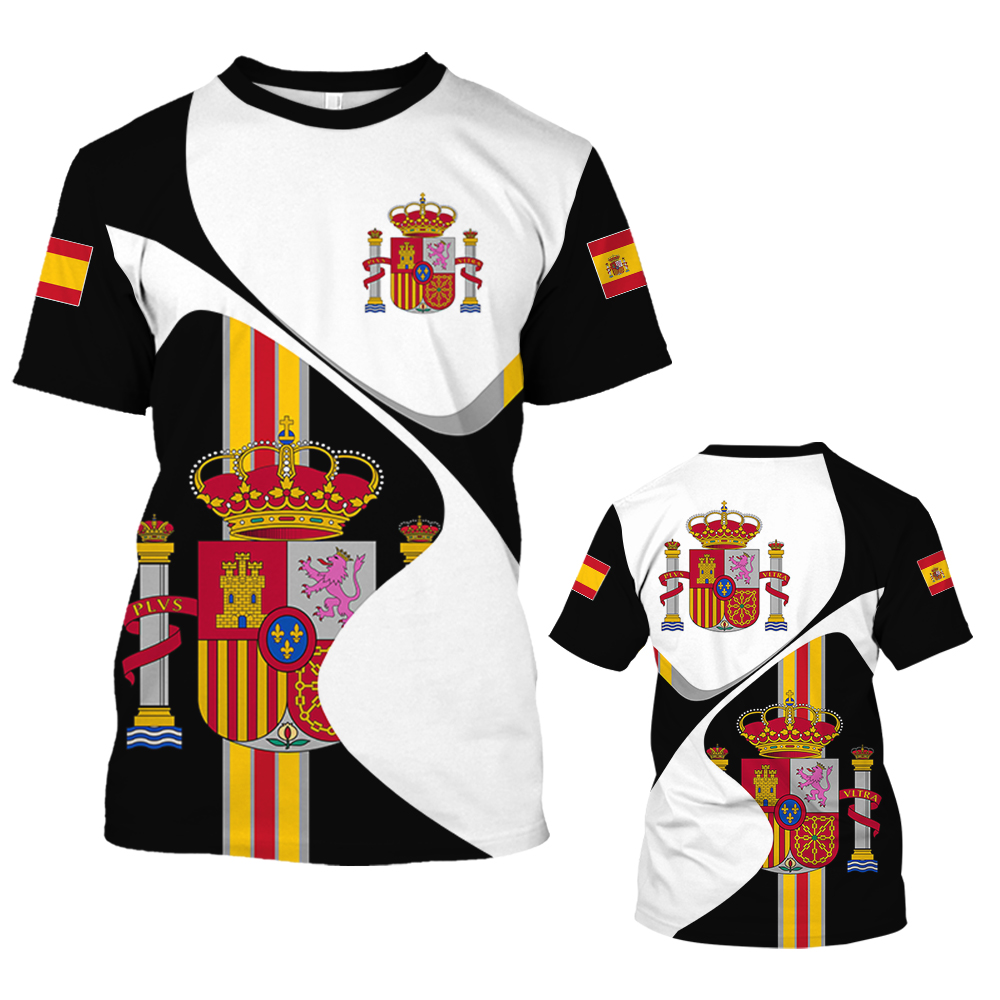 Summer Clothing In Spanish - Vintage Spanje T-shirt Voor Mannen 3D