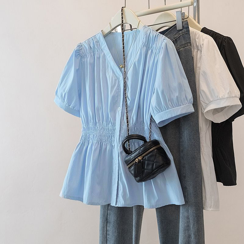 Summer Clothing Office - 200 pond plus size elastische taille