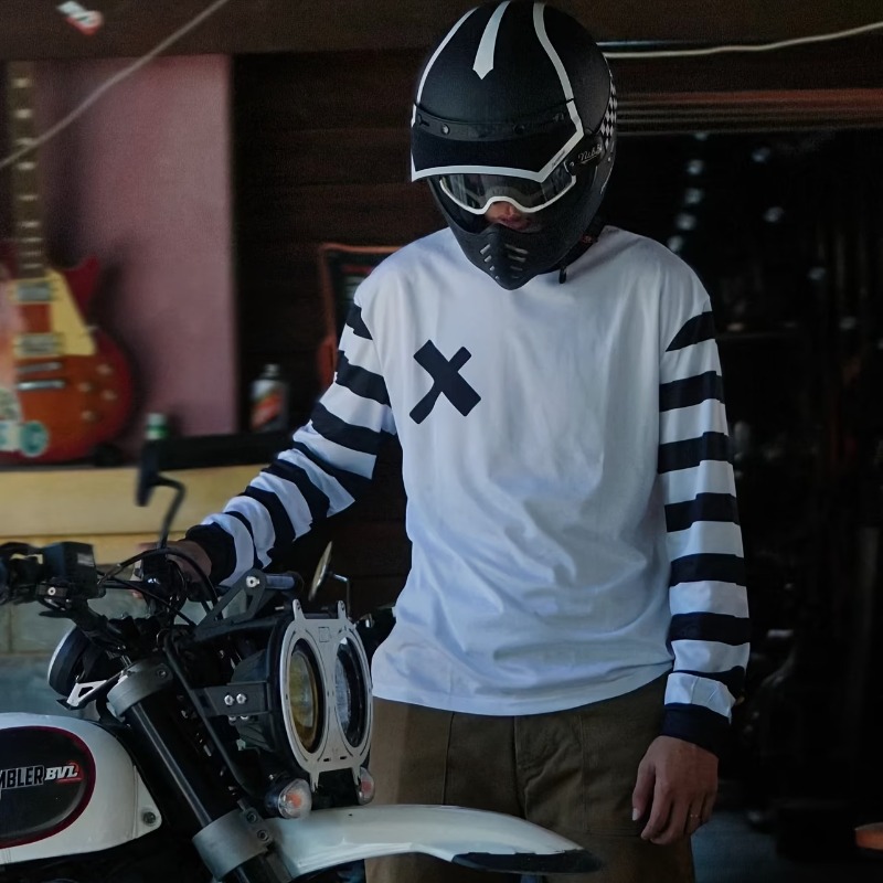 Summer Clothing Motorcycle - Zomerwit motorpak voor off-road rijden, downhill,
