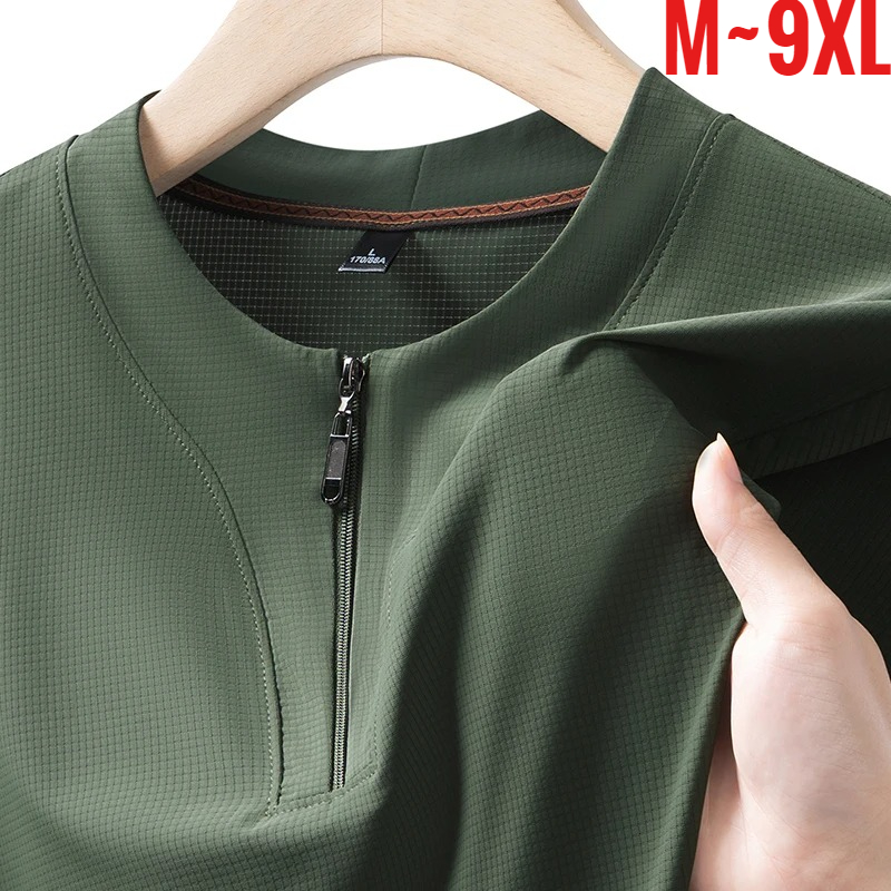 Summer Clothing Types - Groot formaat 9XL Heren IJs Zijde