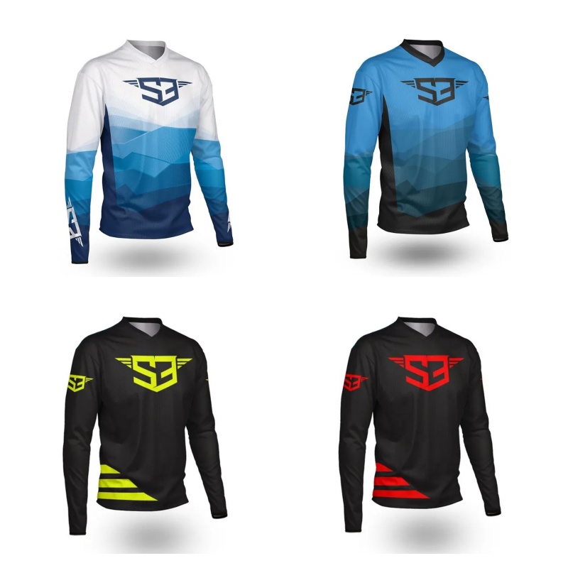 Summer Clothing Motorcycle - S3 Motocross Jersey met lange mouwen