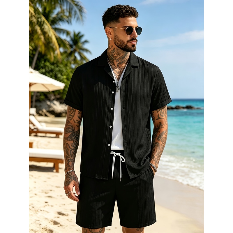 Summer Light Clothing - 2 zomerse casual pakken voor heren,
