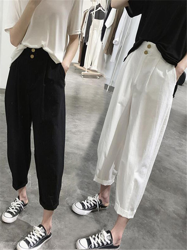 Summer Clothing Label - High Waist Slimming Casual Harlan Broek