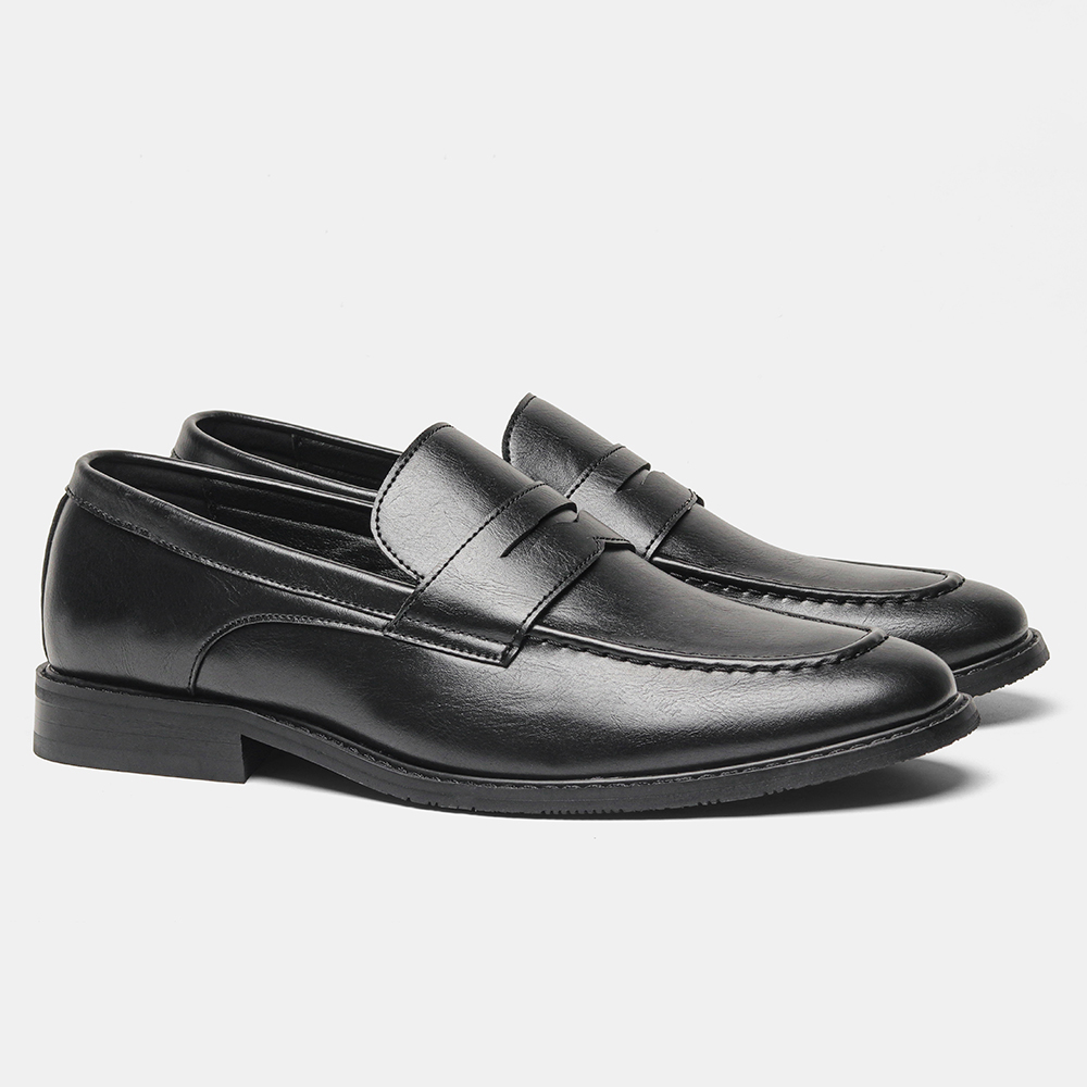 Heren zwarte penny loafers, kl - Summer Clothing Office recensie en prijs