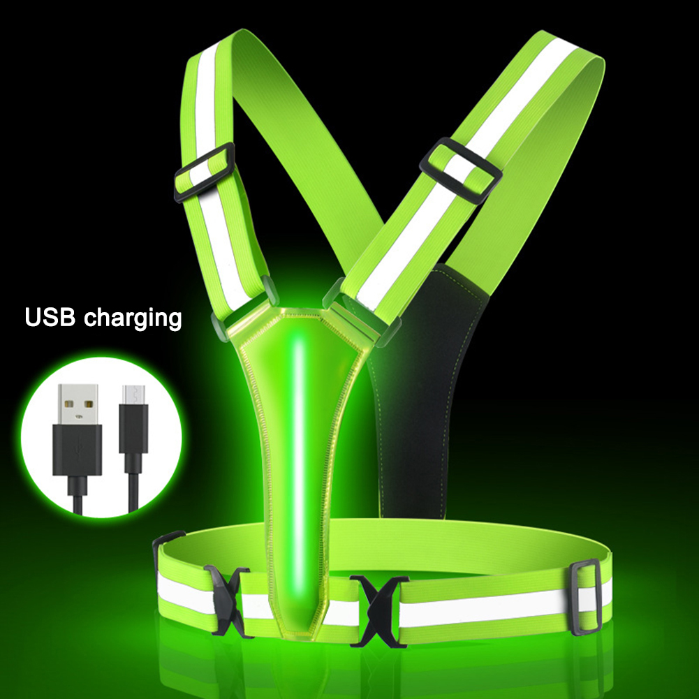 Led Hardloopvest Usb Oplaadbar - Summer Nights Clothing recensie en prijs