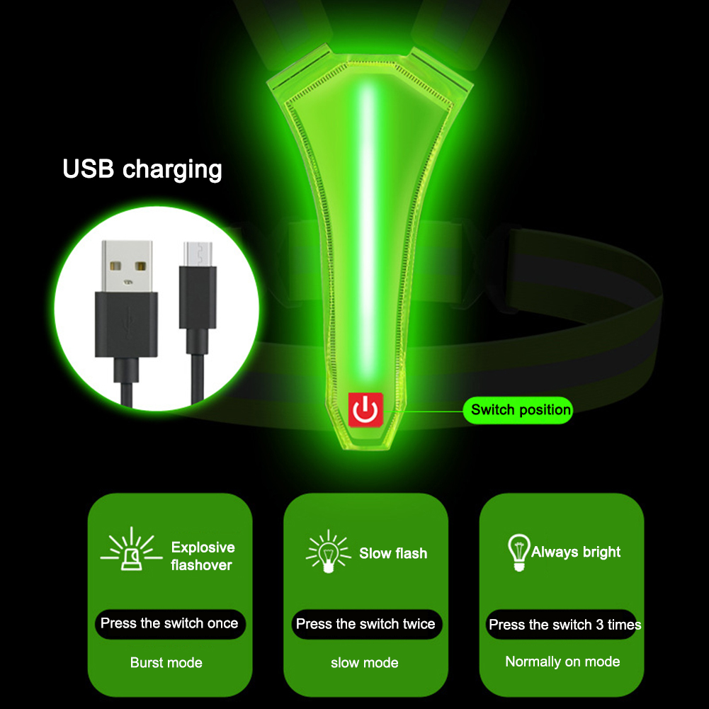 Led Hardloopvest Usb Oplaadbar - Summer Nights Clothing recensie en prijs
