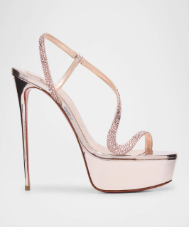 Metallic leren plateau stilett - Summer Clothing Dress recensie en prijs