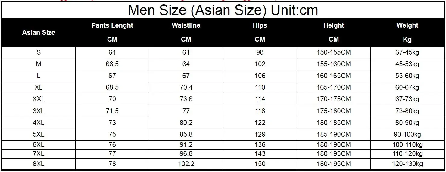 Plus Size 7XL 8XL Gym Joggers  - Summer Clothing Websites recensie en prijs