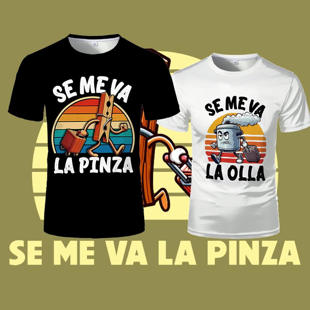 Se Me Va La Pinza Print T-shir - Summer Clothing In Spanish recensie en prijs