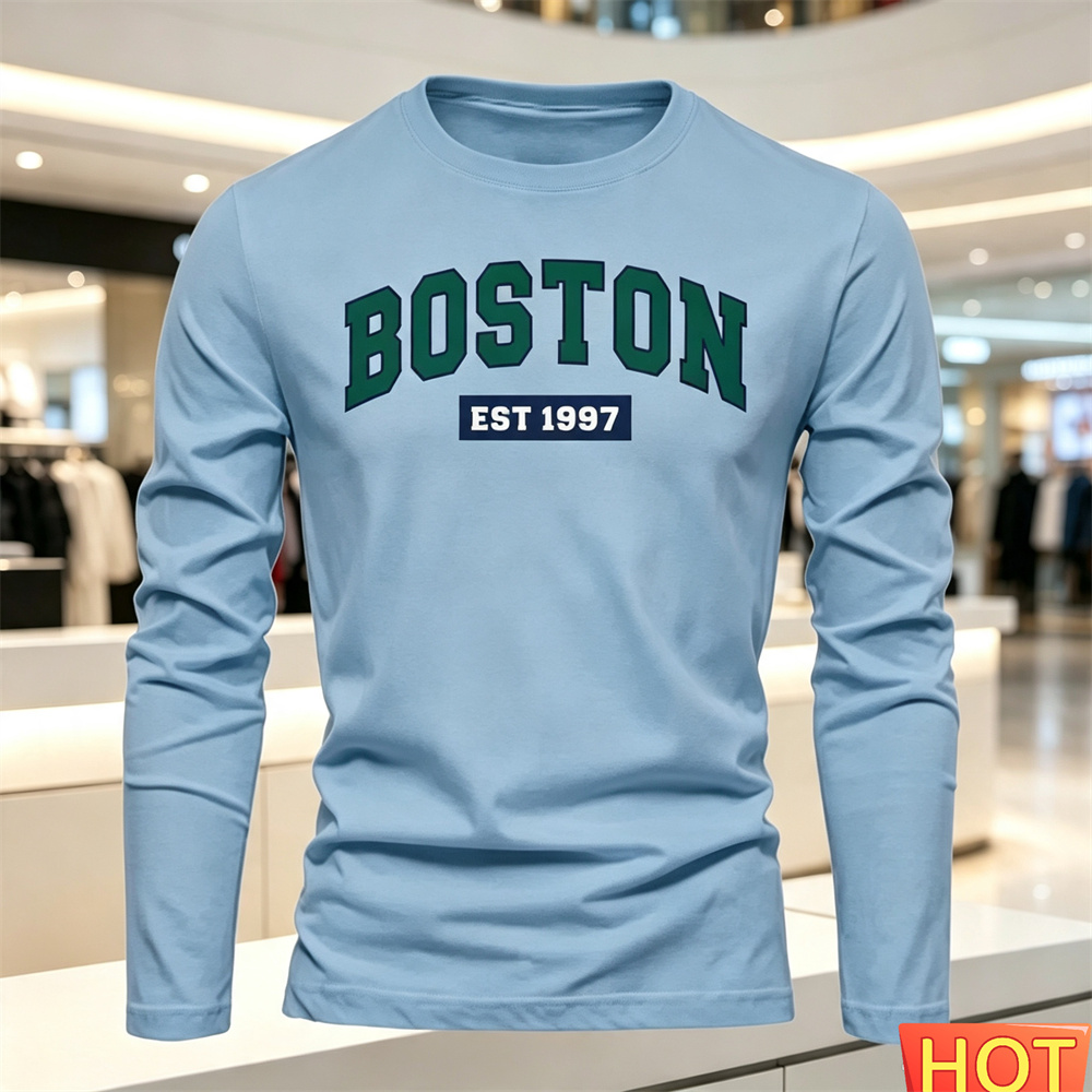 Herfst Zomer heren T-shirt met - Summer Clothing Types recensie en prijs
