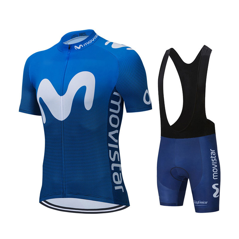 Nieuwe Zomer Movistar Team Wie - Summer Clothing Men Sale recensie en prijs