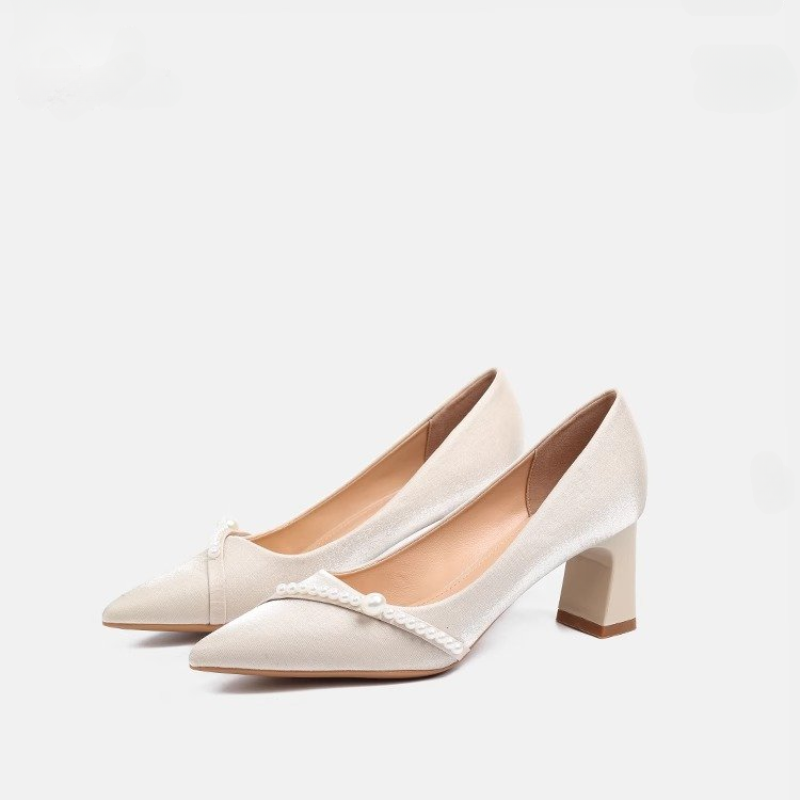 Elegante pumps met parelversie - Summer Clothing Office recensie en prijs