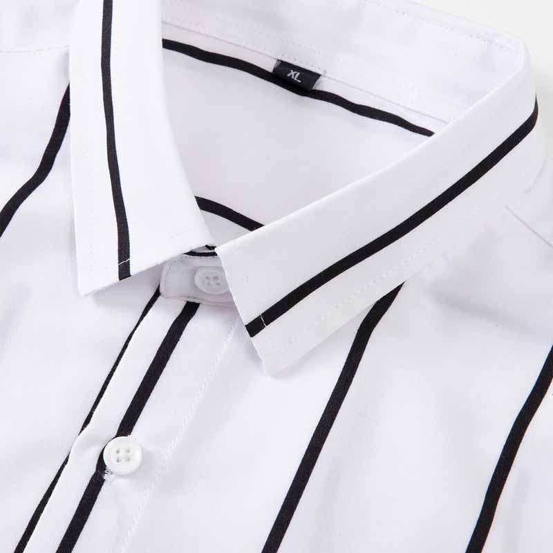 Heren gestreept overhemd met l - Summer Clothing Dress recensie en prijs