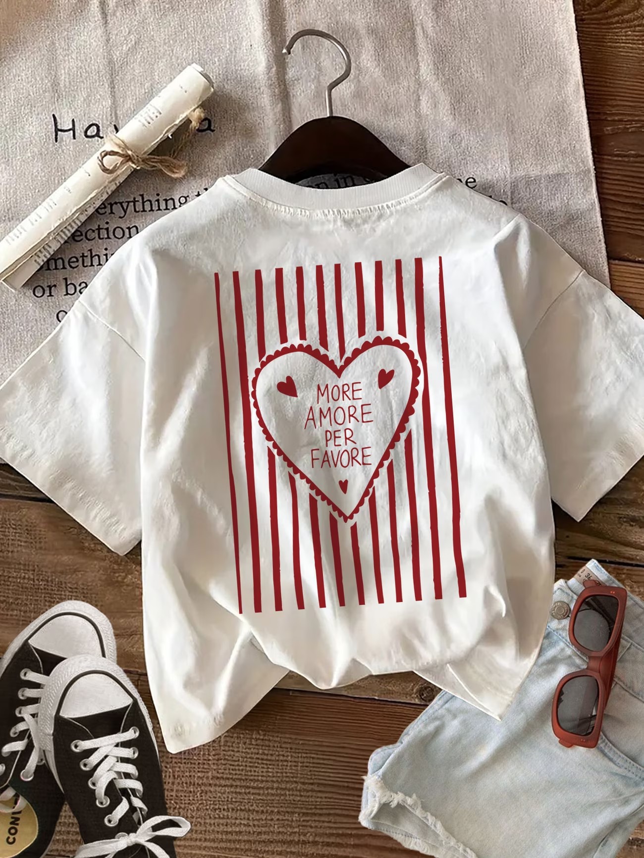 Meer Amor Por Favor Dames T-sh - Summer Clothing In Spanish recensie en prijs
