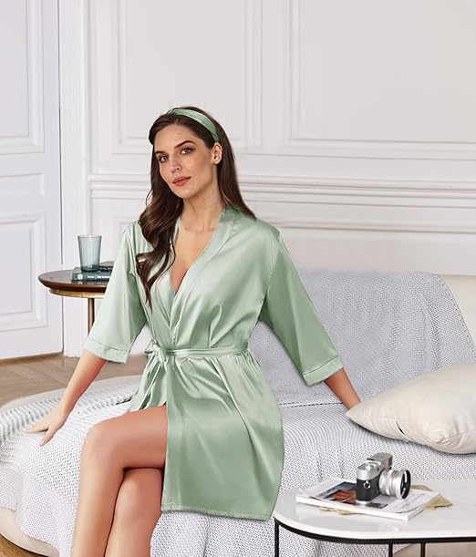Sexy Zijde Satijn Night Kimono - Summer Nights Clothing recensie en prijs