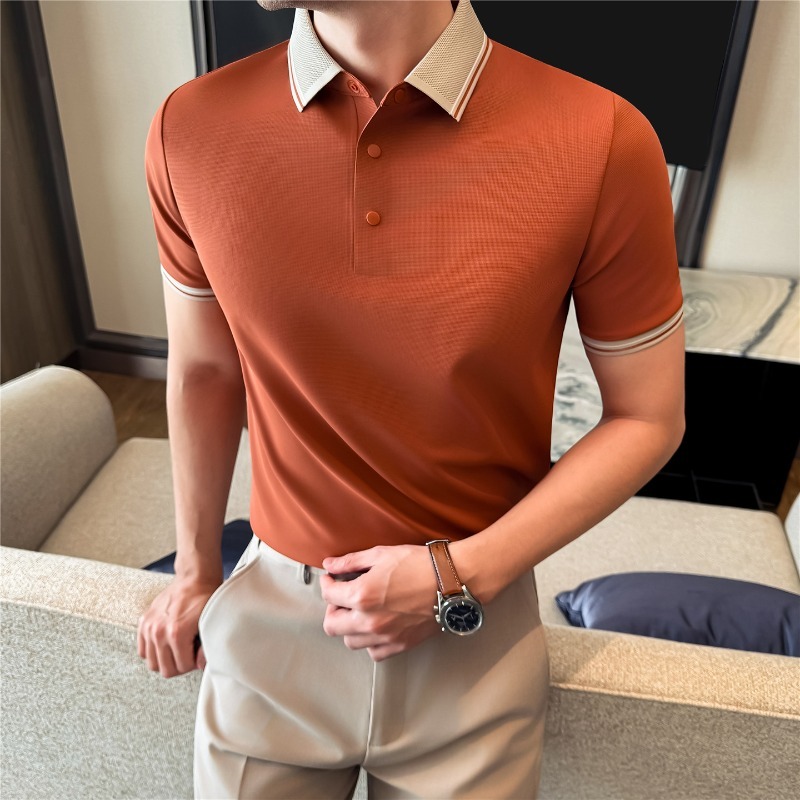 Hoog elastisch poloshirt met k - Summer Light Clothing recensie en prijs