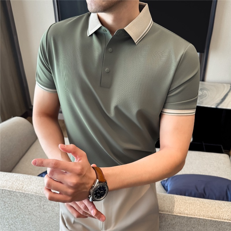Hoog elastisch poloshirt met k - Summer Light Clothing recensie en prijs